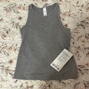 Lululemon Align- Waist-Length Racerback Grey NWT!